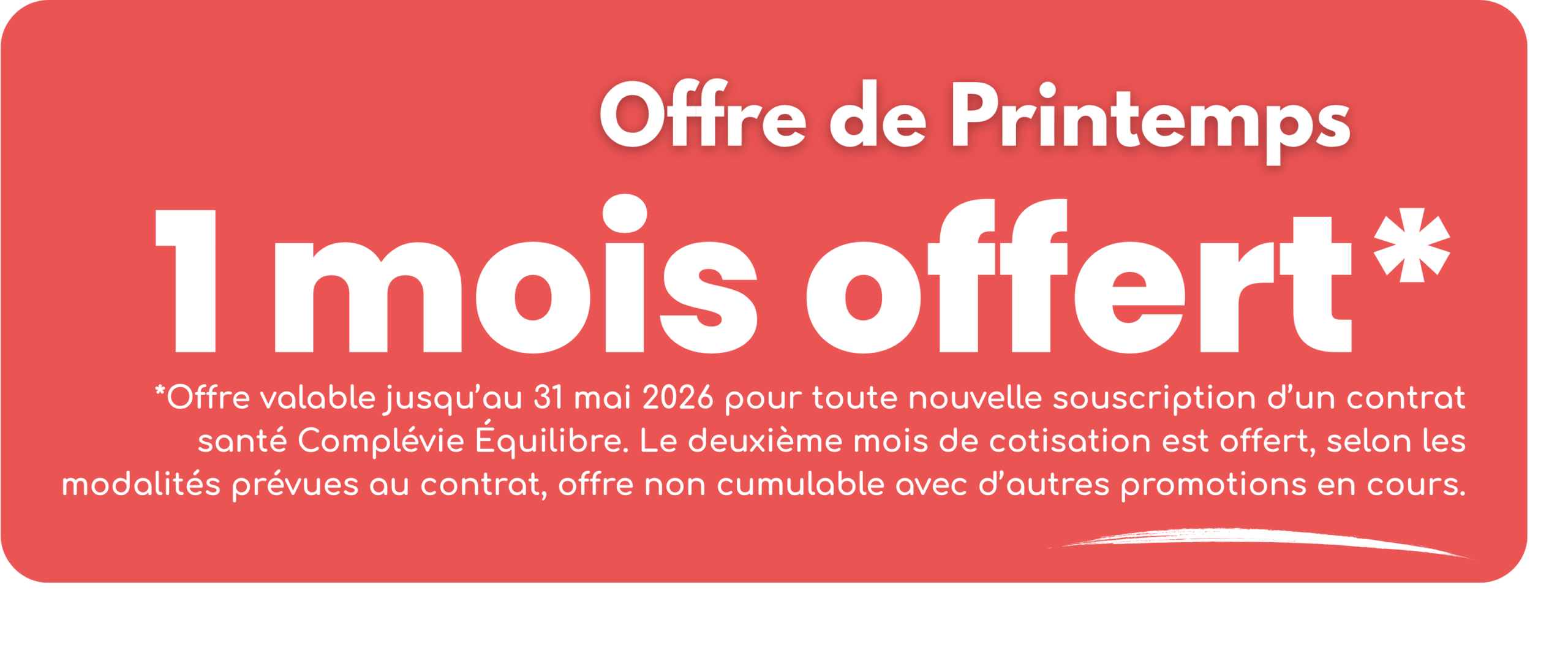 offre de printemps pour site web